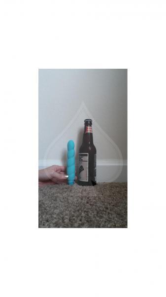 Anastasia Silicone 10 Speed Vibe - Aqua - The Blissful Gypsy -
