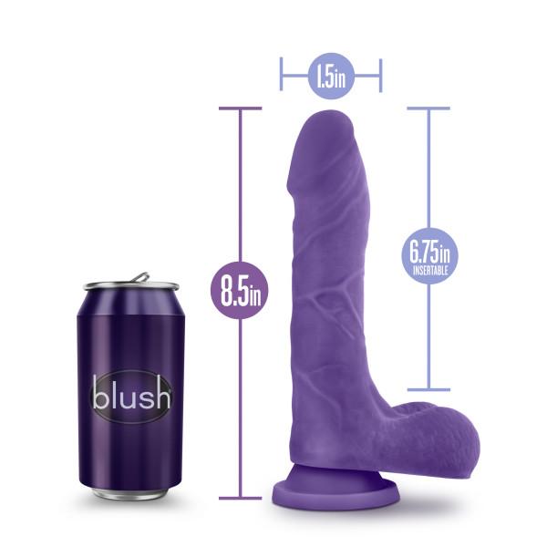 Au Natural Bold Thrill 8.5 inches Dildo Purple - The Blissful Gypsy -