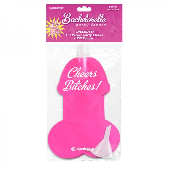 Bachelorette Party Favors Pecker Party Flasks Pack - The Blissful Gypsy -