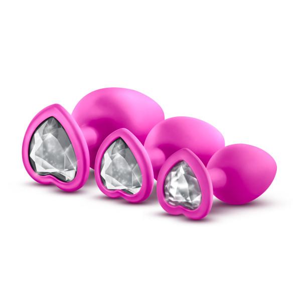 Bling Plug Training Kit Pink With White Gem - The Blissful Gypsy -