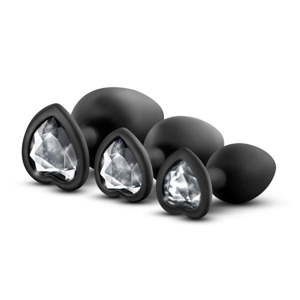 Bling Plugs Training Kit Black with White Gems - The Blissful Gypsy -