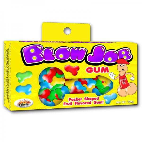Blow Job Pecker Shaped Bubble Gum Fruit Flavored 3.5oz - The Blissful Gypsy -