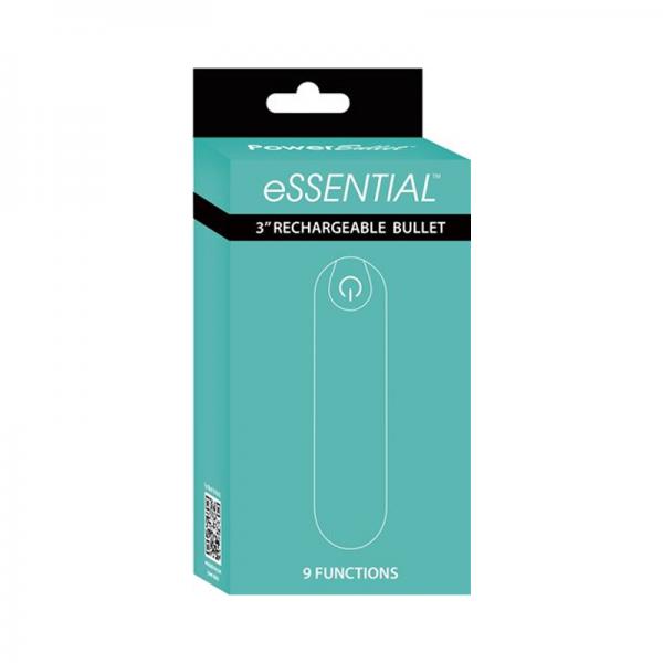 Essential Bullet 9 Function Usb Rechargeable Cord And Case Included Water-resistant Teal - The Blissful Gypsy -