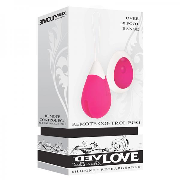 Evolved Rechargeable Egg R/c Silicone Pink - The Blissful Gypsy -