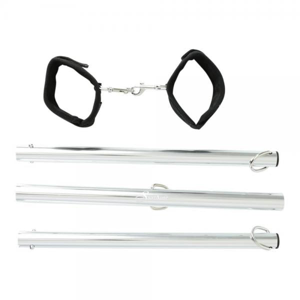 Expand Spreader Bar & Cuffs Set Aluminum Silver - The Blissful Gypsy -