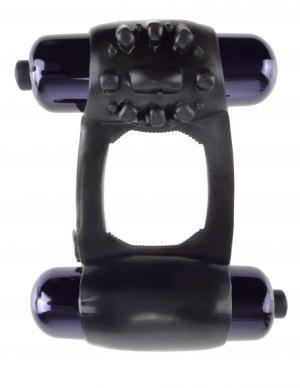 Fantasy C-Ringz Duo Vibrating Super Ring Black - The Blissful Gypsy -