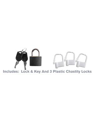 Fantasy C-Ringz Hardcore Silicone Cock Blocker Black - The Blissful Gypsy -