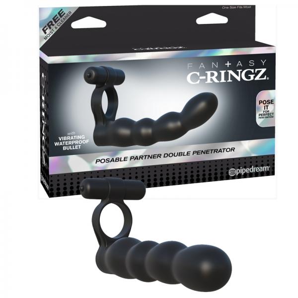 Fantasy C-Ringz Posable Partner Double Penetrator - The Blissful Gypsy -