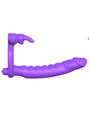 Fantasy C-Ringz Silicone Double Penetrator Rabbit - The Blissful Gypsy -