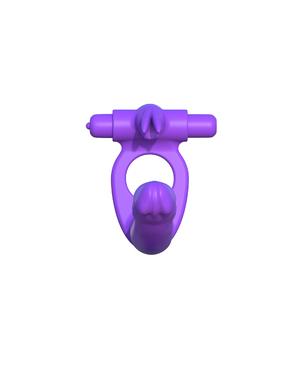 Fantasy C-Ringz Silicone Double Penetrator Rabbit - The Blissful Gypsy -