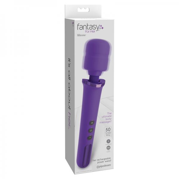 Fantasy For Her Her Rechargeable Power Wand - The Blissful Gypsy -