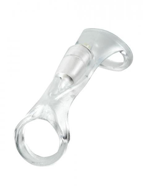 Fantasy X-Tensions Vibrating Cock Sling Clear - The Blissful Gypsy -