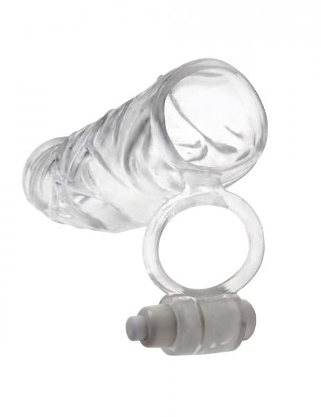 Fantasy X-tensions Vibrating Super Sleeve Clear - The Blissful Gypsy -