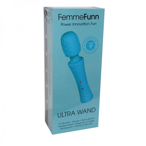 Femmefunn Ultra Wand Body Massager Blue - The Blissful Gypsy -