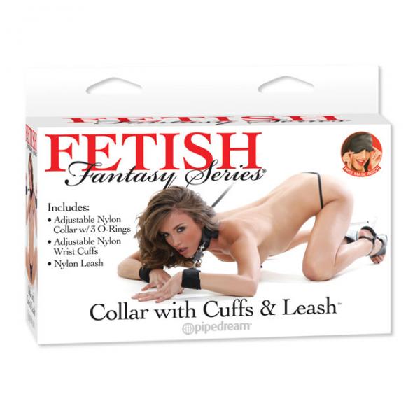 Fetish Fantasy Collar With Cuffs And Leash - The Blissful Gypsy -