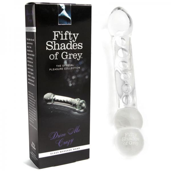 Fifty Shades of Grey Drive Me Crazy Glass Massage Wand - The Blissful Gypsy -