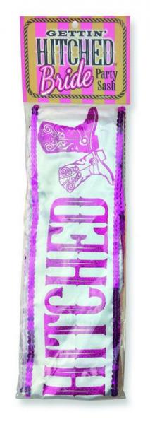 Gettin Hitched Bride Party Sash - The Blissful Gypsy -