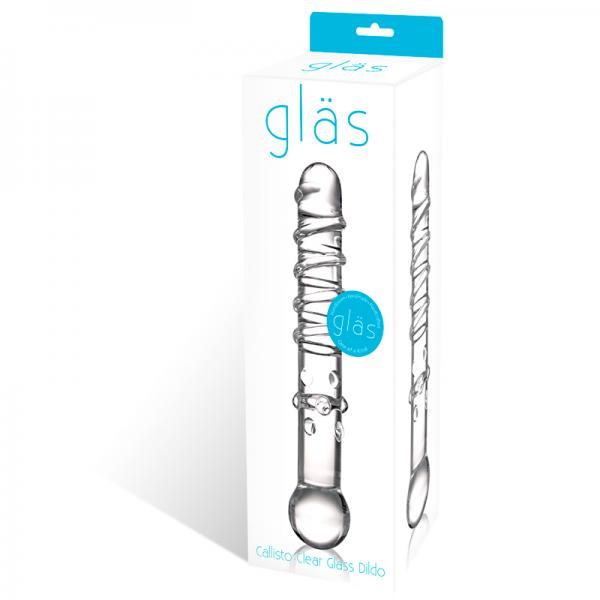 Glas Callisto Clear Glass Dildo - The Blissful Gypsy -