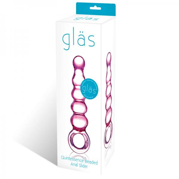 Glas Quintessence Beaded Anal Slider - The Blissful Gypsy -