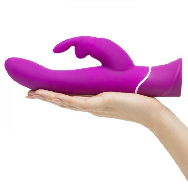 Happy Rabbit 2 Curve Vibrator Purple USB Rechargeable - The Blissful Gypsy -