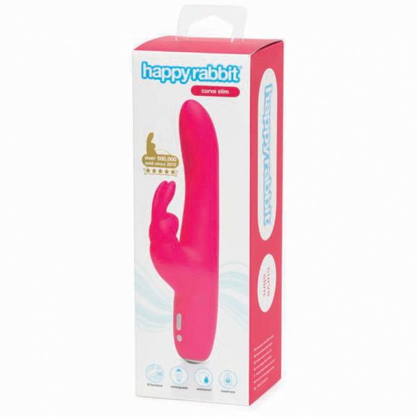 Happy Rabbit Slimline Curve Pink - The Blissful Gypsy -