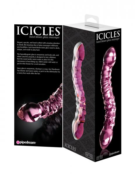 Icicles No. 55 Pink Glass Massager - The Blissful Gypsy -