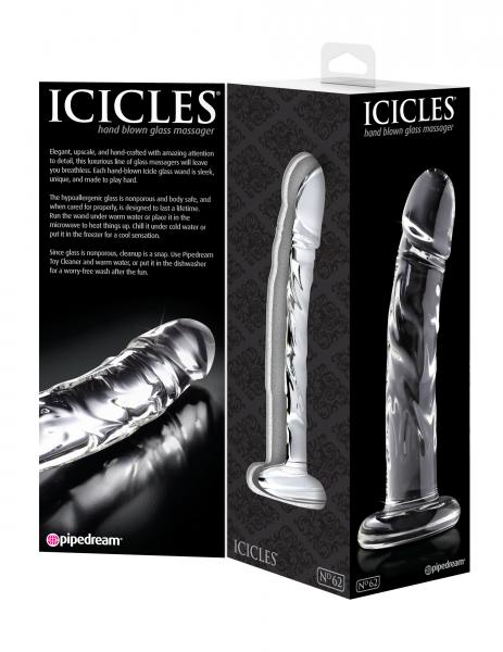 Icicles No. 62 Clear Glass Dildo - The Blissful Gypsy -