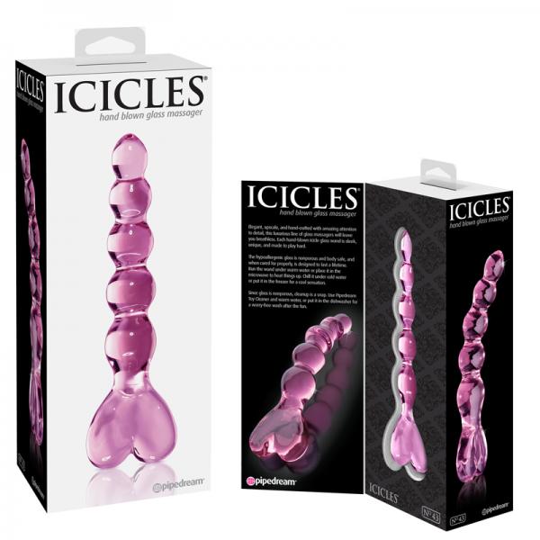 Icicles No 43 Pink Glass Beaded Massager - The Blissful Gypsy -