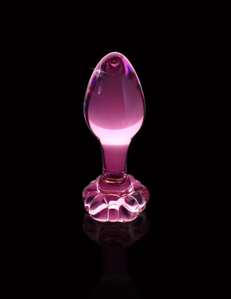 Icicles No 48 Pink Glass Butt Plug - The Blissful Gypsy -