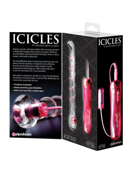 Icicles No 4 Glass Massager Clear - The Blissful Gypsy -
