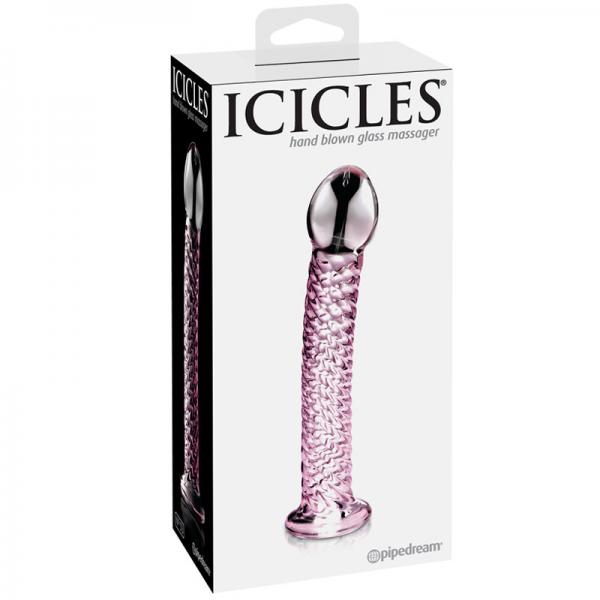 Icicles No 53 Pink Glass Massager - The Blissful Gypsy -