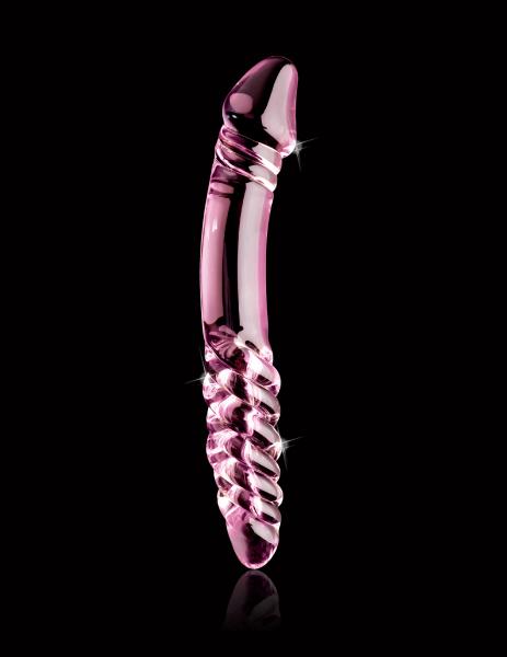 Icicles No 57 Glass Double Dildo Pink - The Blissful Gypsy -
