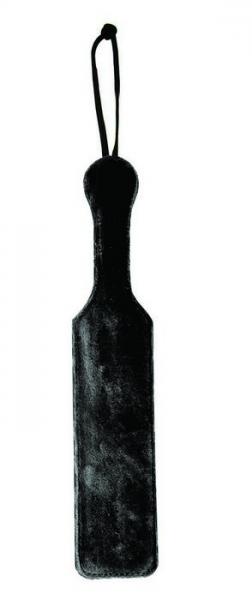 Leather Paddle With Black Fur - The Blissful Gypsy -