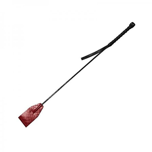 Leather Riding Crop Burgunday & Black Accessories - The Blissful Gypsy -