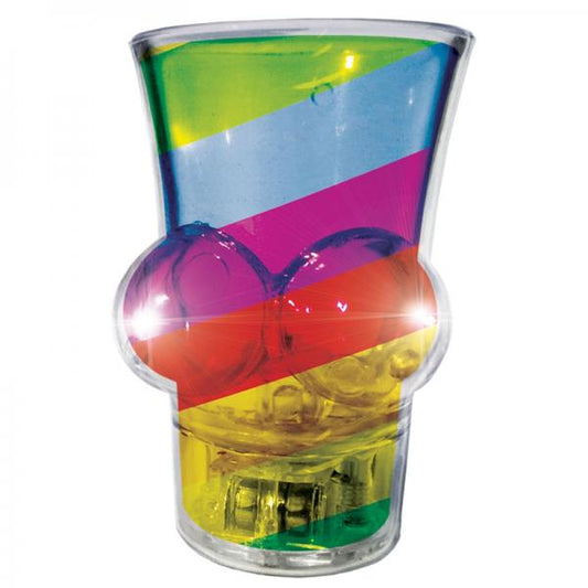 Light Up Rainbow Boobie Shot Glass - The Blissful Gypsy -