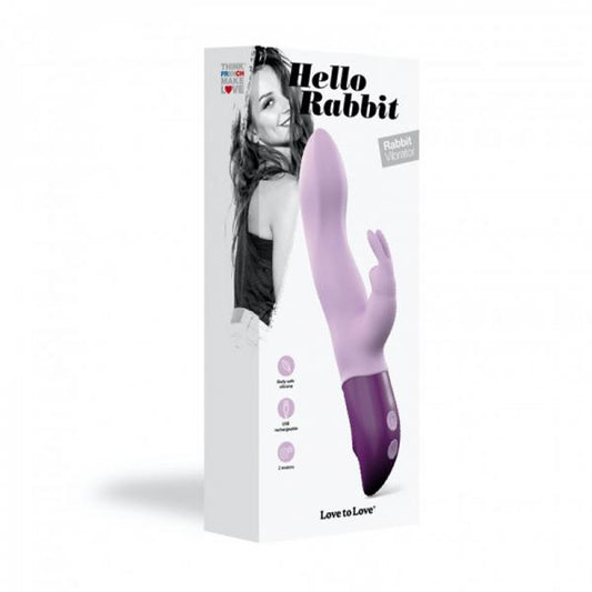 Love To Love Hello Rabbit Purple - The Blissful Gypsy -