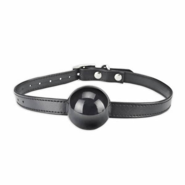 Lux Fetish Silicone Ball Gag Black O/S - The Blissful Gypsy -