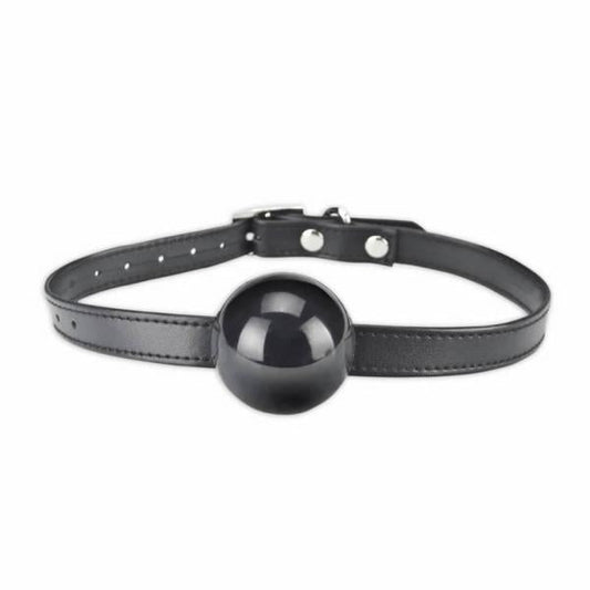Lux Fetish Silicone Ball Gag Black O/S - The Blissful Gypsy -