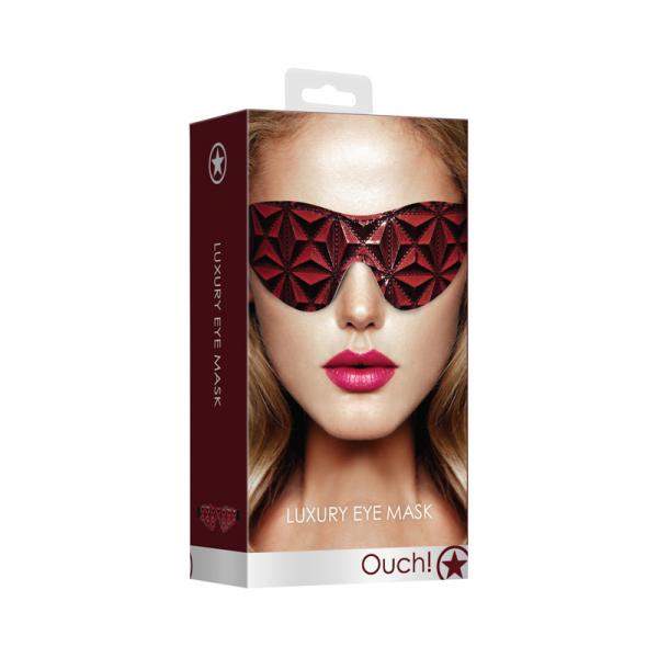 Luxury Eye Mask - Burgundy - The Blissful Gypsy -
