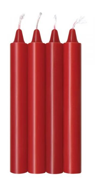 Make Me Melt Sensual Warm Drip Candles 4 Pack Red - The Blissful Gypsy -