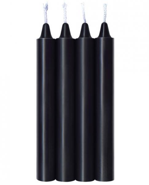 Make Me Melt Sensual Warm Drip Candles Black 4 Pack - The Blissful Gypsy -