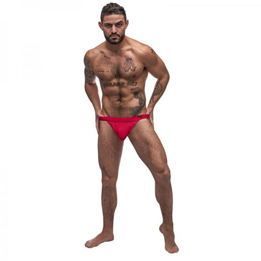 Male Power Pure Comfort Modal Sport Jock Red Lx - The Blissful Gypsy -