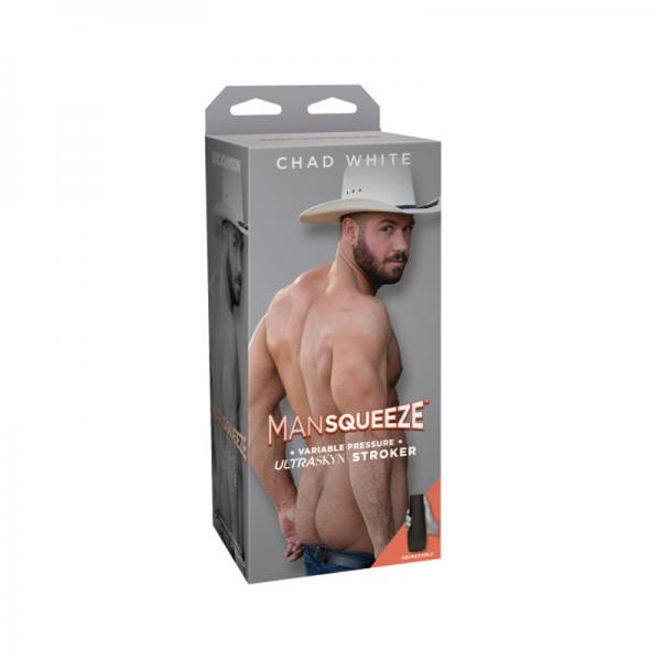 Man Squeeze - Chad White - Ultraskyn Stroker - Ass Vanilla - The Blissful Gypsy -