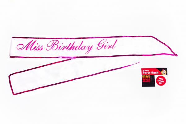 Miss Birthday Girl Sash - The Blissful Gypsy -