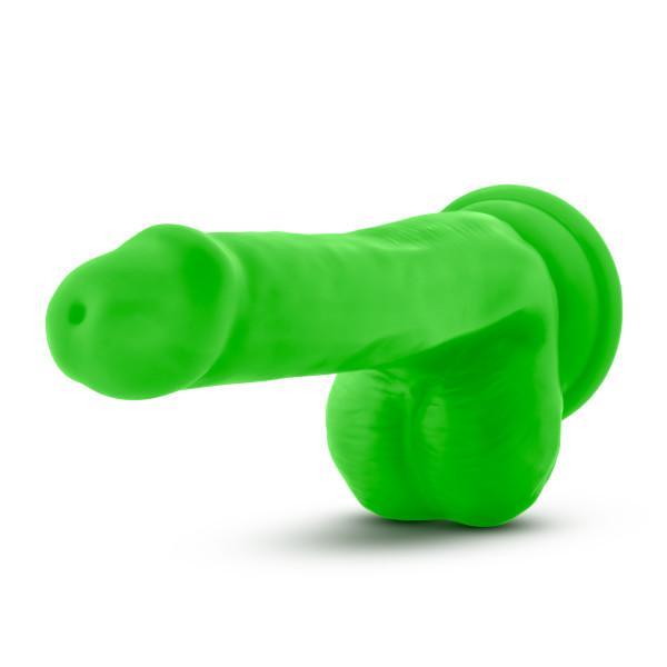 Neo Elite 6 inches Silicone Dual Density Cock, Balls Green - The Blissful Gypsy -