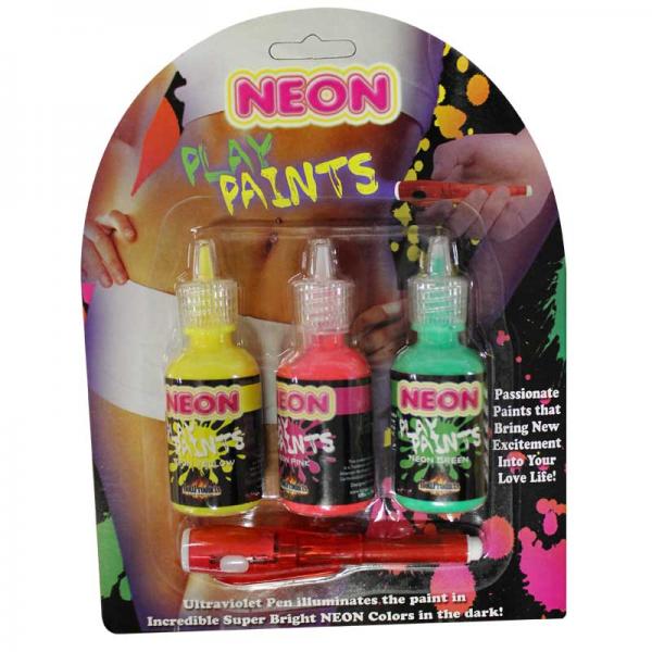 Neon Body Paints 3pk Card - The Blissful Gypsy -