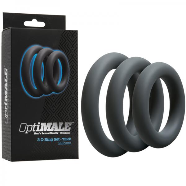 Optimale 3 C-Ring Thick Set Slate - The Blissful Gypsy -