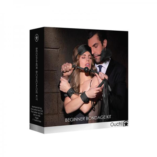 Ouch! - Beginners Bondage Kit - Black - The Blissful Gypsy -