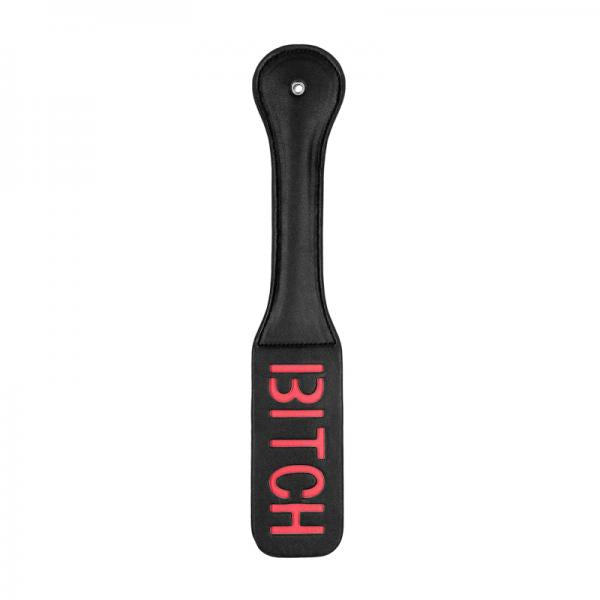 Ouch! Paddle - Bitch - Black - The Blissful Gypsy -
