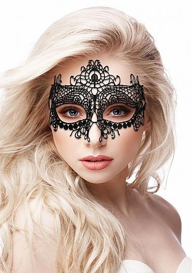 Ouch Queen Black Lace Mask Black O/S - The Blissful Gypsy -